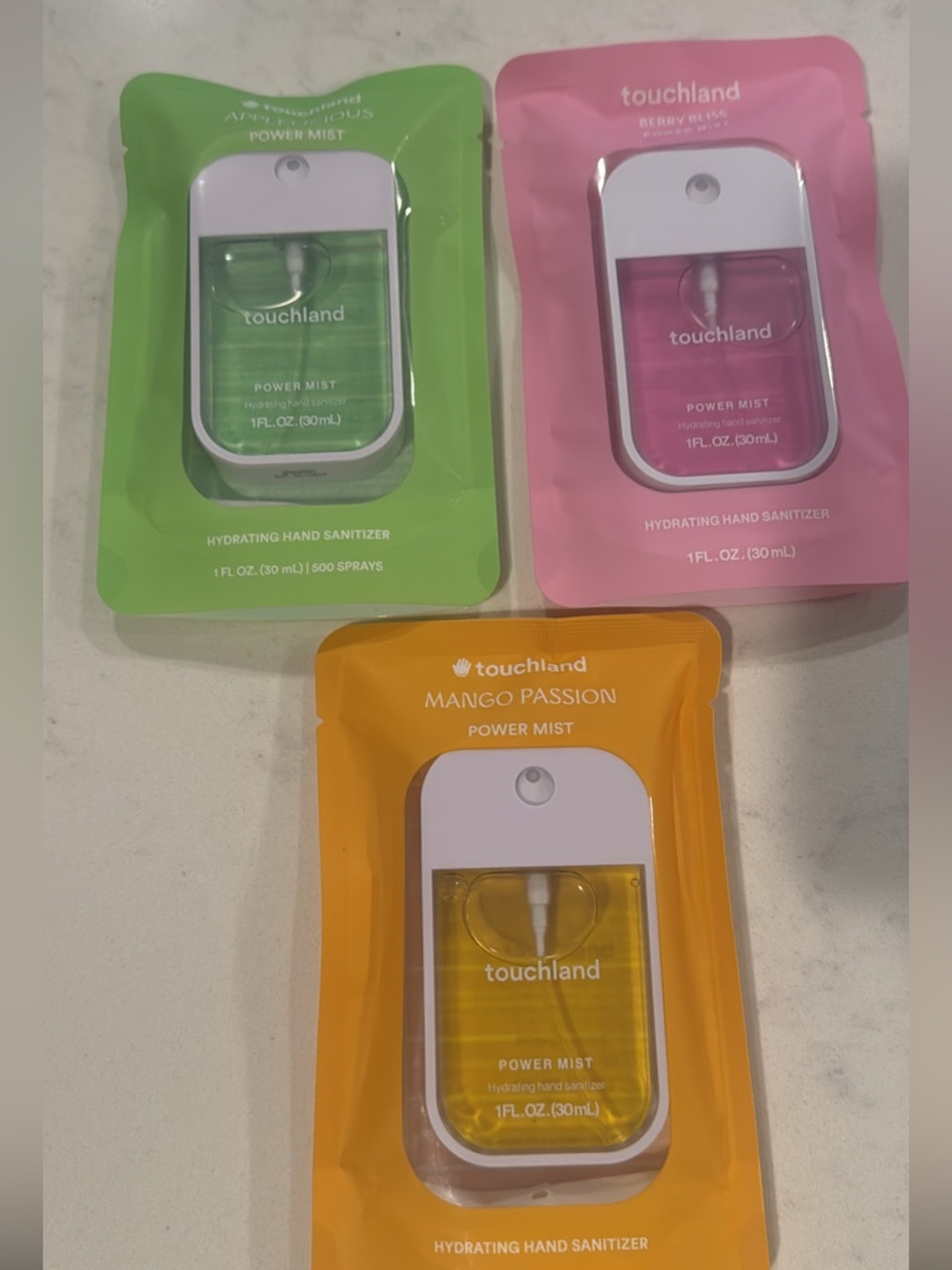 Touchland Hand Sanitizers